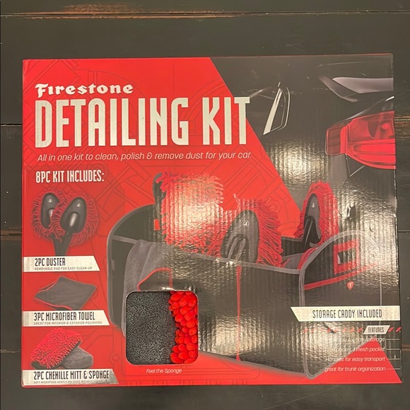 Firestone Detailing Kit - Red and Black